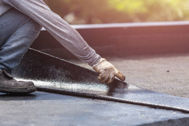 Professional Interior Drainage System technician working in Leonard, MI